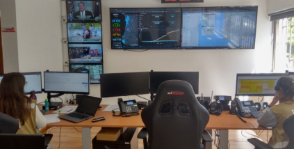 Sala de Opera&ccedil;&otilde;es Nacional da CVP em altura de pandemia